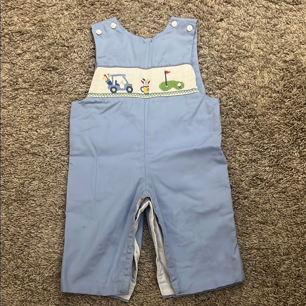 Anavine Smocked Golf Blue Jon Jon